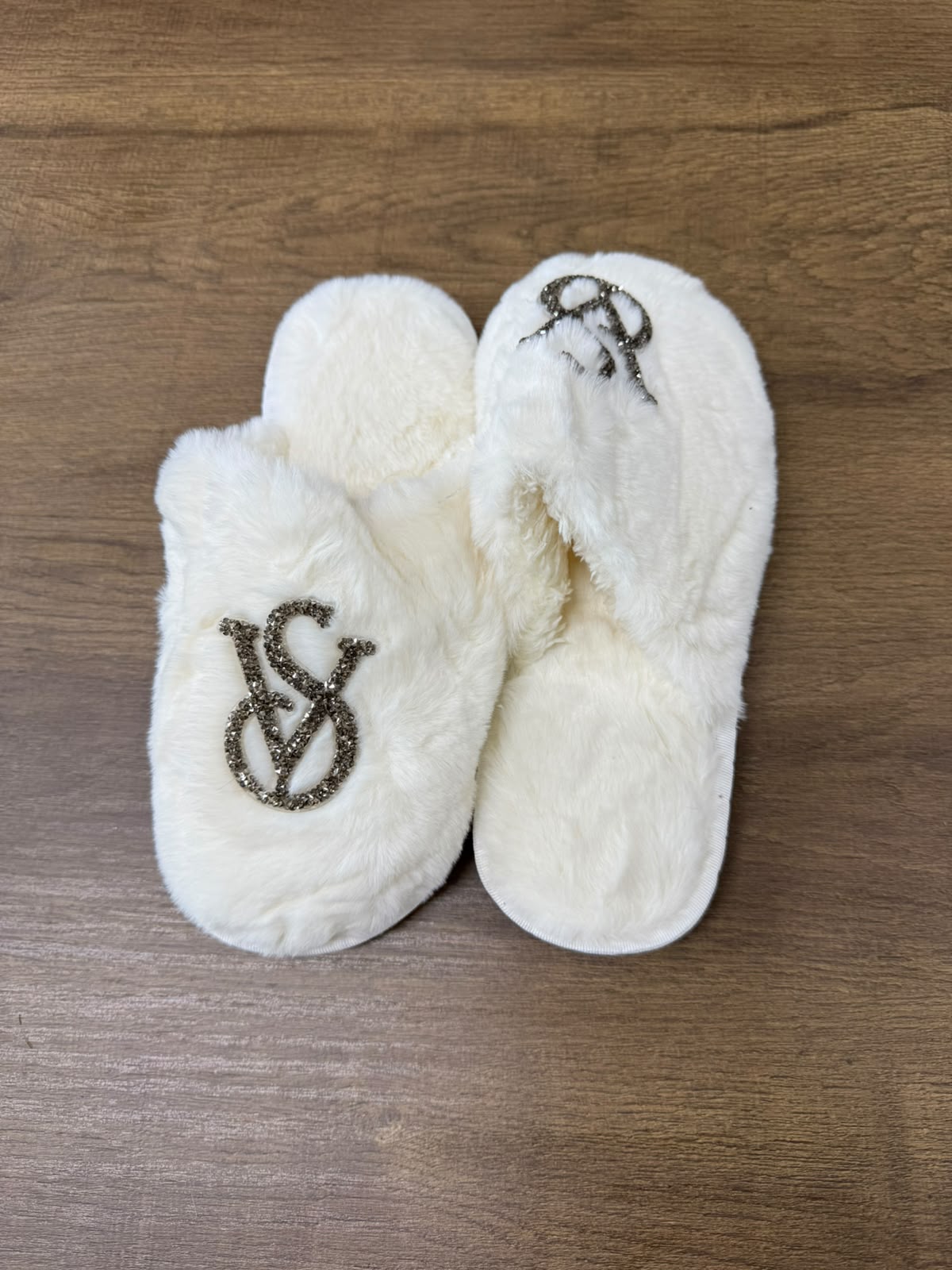 Plush Monogram Slippers