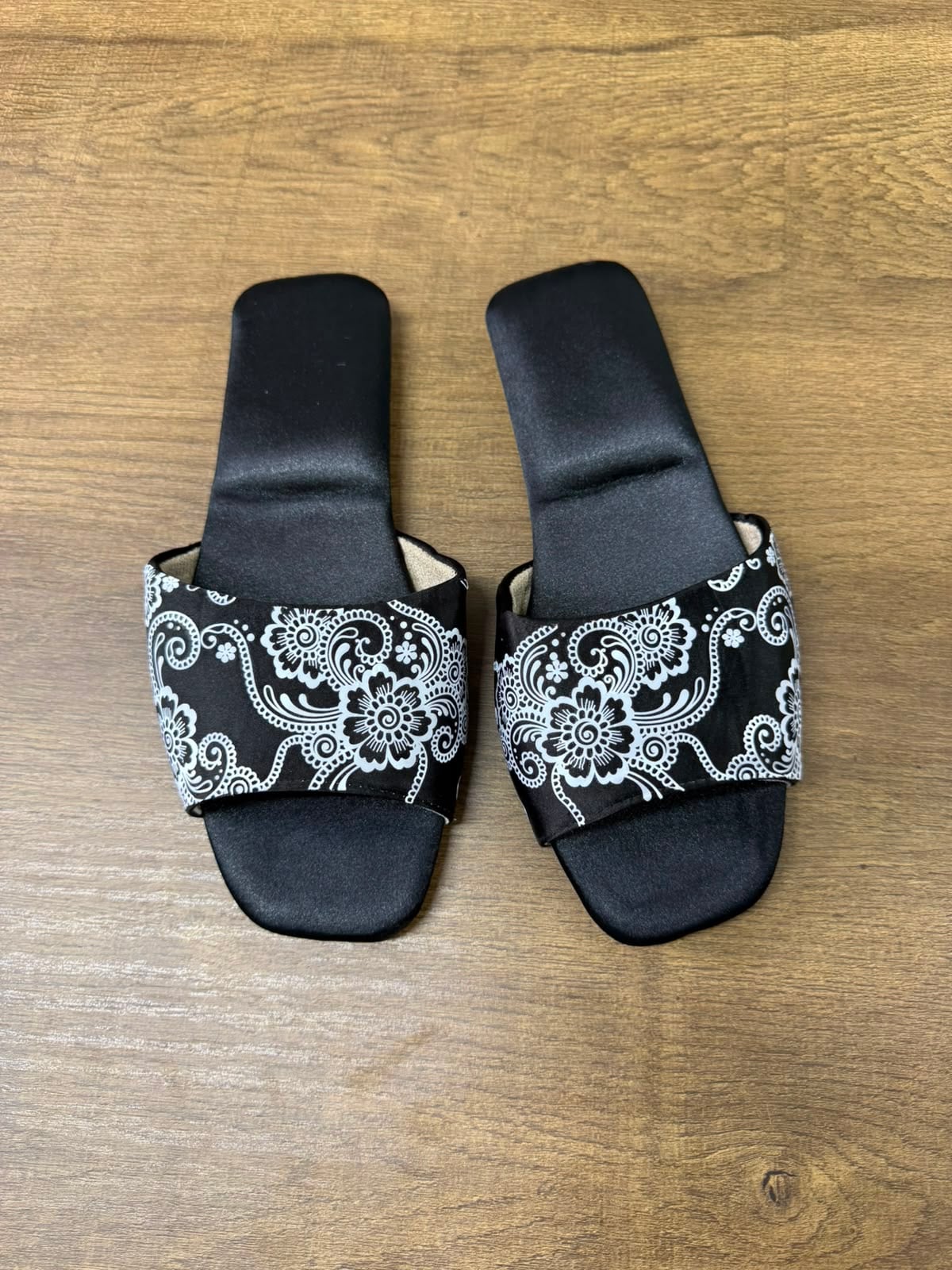 Lace Slide Slippers