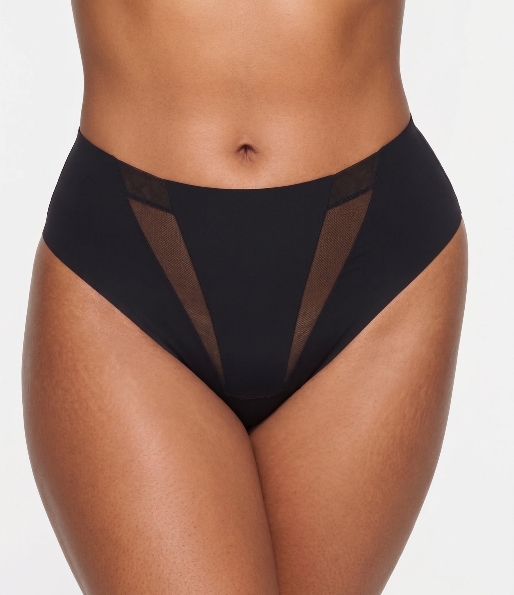 Stitched Cotton Crotch Thong